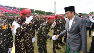 Presiden Jokowi dan Ibu Iriana Hadiri Resepsi Puncak Satu Abad NU, Sidoarjo, 7 Februari 2023