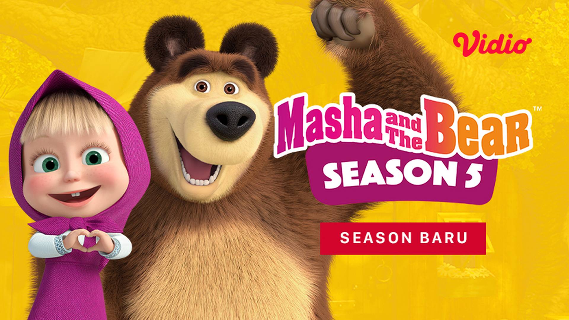 Film masha and store the bear