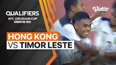 Mini Match - Hong Kong vs Timor Leste | Qualifiers AFC U20 Asian Cup Uzbekistan 2023