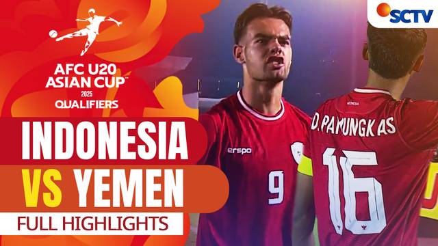 Indonesia vs Yemen - Full Highlight | AFC U20 Asian Cup 2025 Qualifiers