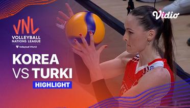 Match Highlights | Korea Selatan vs Turki | Women’s Volleyball Nations League 2023