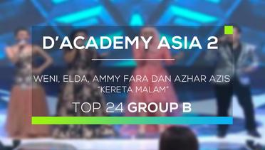 Weni, Elda, Ammy Fara dan Azhar Azis - Kereta Malam (D'Academy Asia 2)