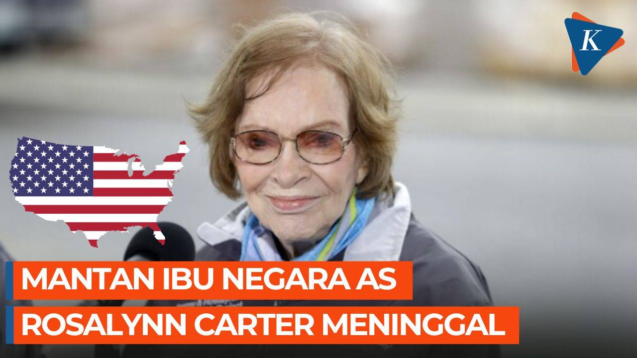 Mantan Ibu Negara AS Rosalynn Carter Meninggal Dunia di Usia 96 Tahun