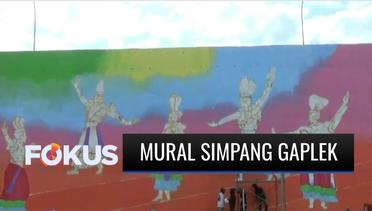 Mural Bertema Budaya Betawi Hiasi Dinding Jalan Layang Simpang Gaplek | Fokus