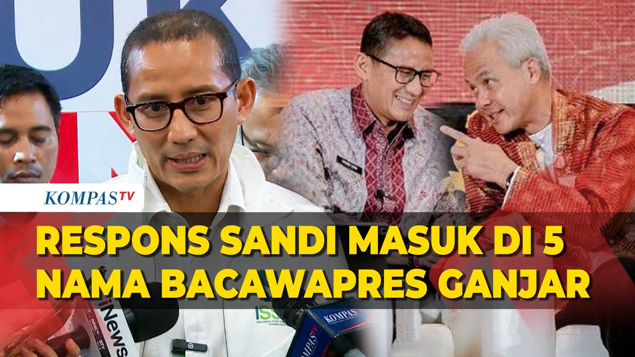 Respons Sandiaga Uno Disebut Masuk Dalam 5 Nama Kandidat Bakal Cawapres