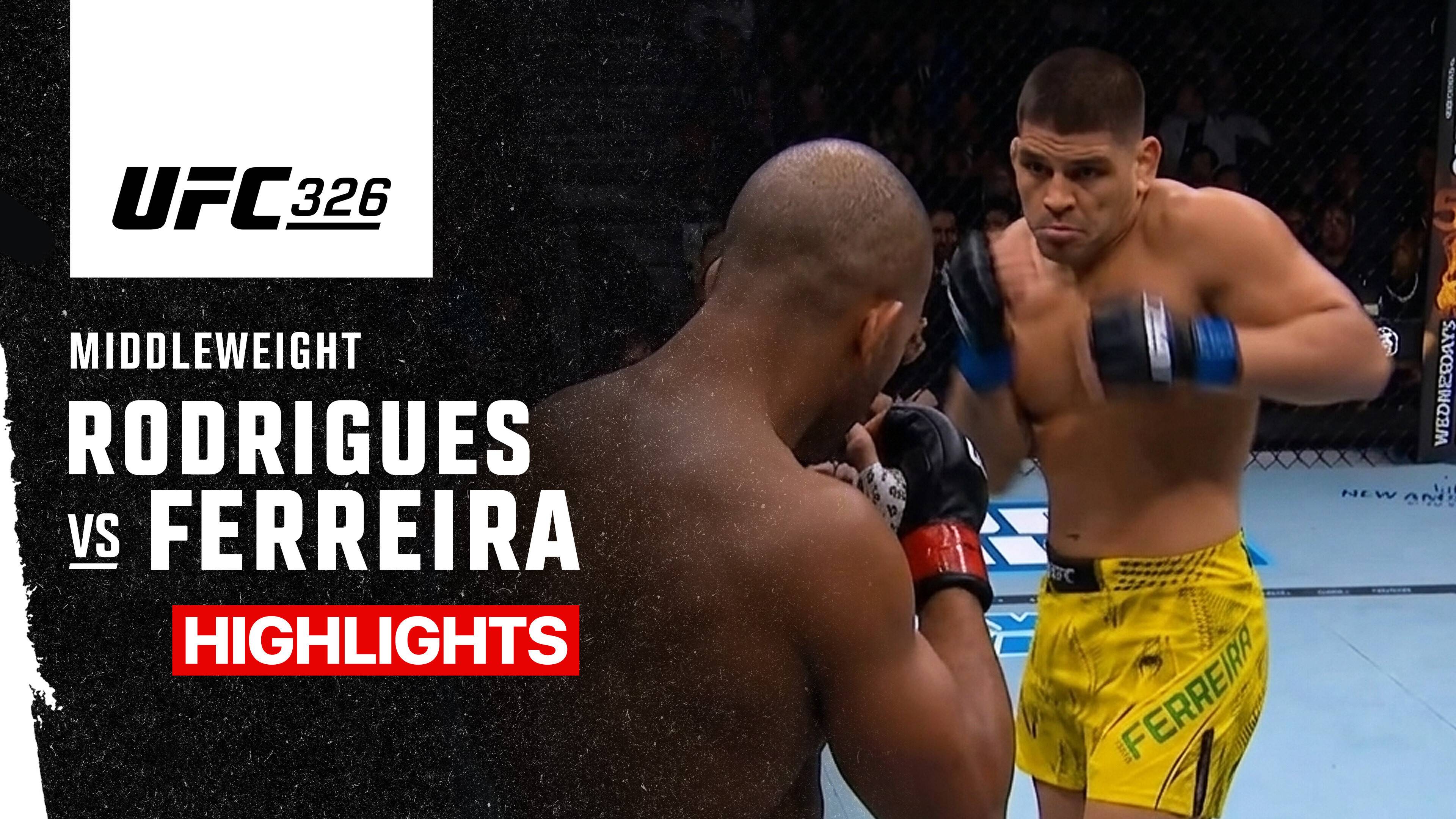 Gregory Rodrigues vs Brunno Ferreira - Middleweight | UFC 326