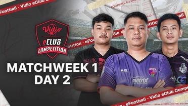Vidio eClub Competition | Matchweek 1 Day 2