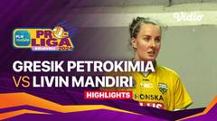 Putri: Gresik Petrokimia Pupuk Indonesia vs Jakarta Livin Mandiri - Highlights | PLN Mobile Proliga 2024