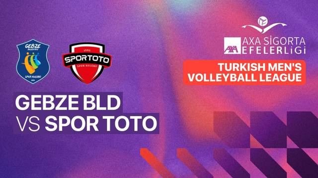 Gebze Bld vs Spor Toto - Full Match | Turkish Men's Volleyball League 2025/26