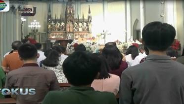 Ribuan Umat Katholik Melakukan Misa Malam Natal di Gereja Katedral - Fokus Pagi