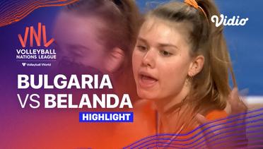 Match Highlights | Bulgaria vs Belanda | Women’s Volleyball Nations League 2023