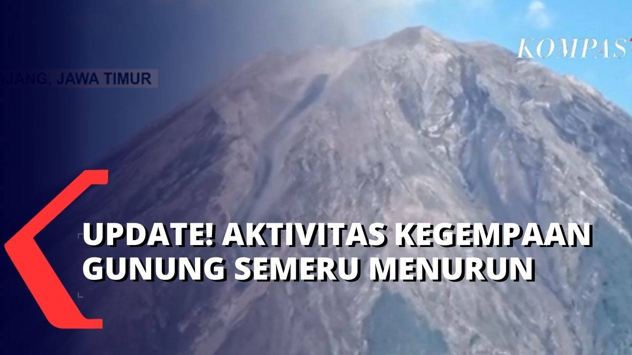 Berita Terkini Aktivitas Kegempaan Gunung Semeru Terus Menurun