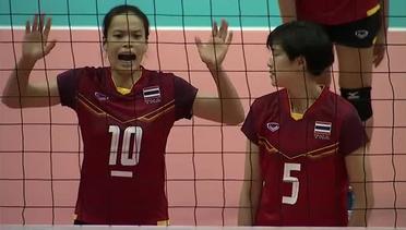 Volleyball Women's Team Thailand vs Indonesia Highlights (Day 9) | 28th SEA Games Singapore 2015