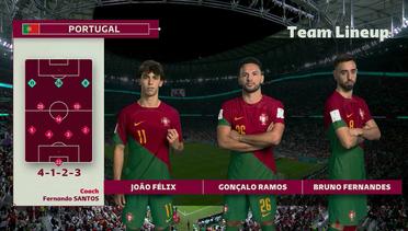 Starting Line Up Portugal vs Switzerland | FIFA World Cup Qatar 2022