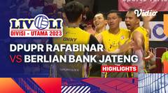 Putra: DPUPR Rafabinar Semen Grobogan vs Berlian Bank Jateng - Highlights | Livoli Divisi Utama 2023