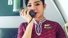 Dengerin Suara "Pramugari Cantik" Saat Naik Pesawat Lion Air