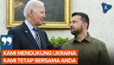 Biden Yakinkan Zelensky, AS Akan Terus di Pihak Ukraina