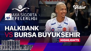 Halkbank vs Bursa Buyuksehir Belediye Spor - Highlights | Men's Turkish Volleyball League 2023/24