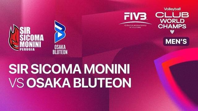 Sir Sicoma Monini Perugia vs Osaka Bluteon - Full Match | FIVB Men's Volleyball Club World Championship 2025