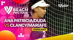 Highlights | Quarterfinals: Ana Patricia/Duda (BRA) vs Clancy/Mariafe (AUS) | Beach Pro Tour Elite 16 Doha, Qatar 2023