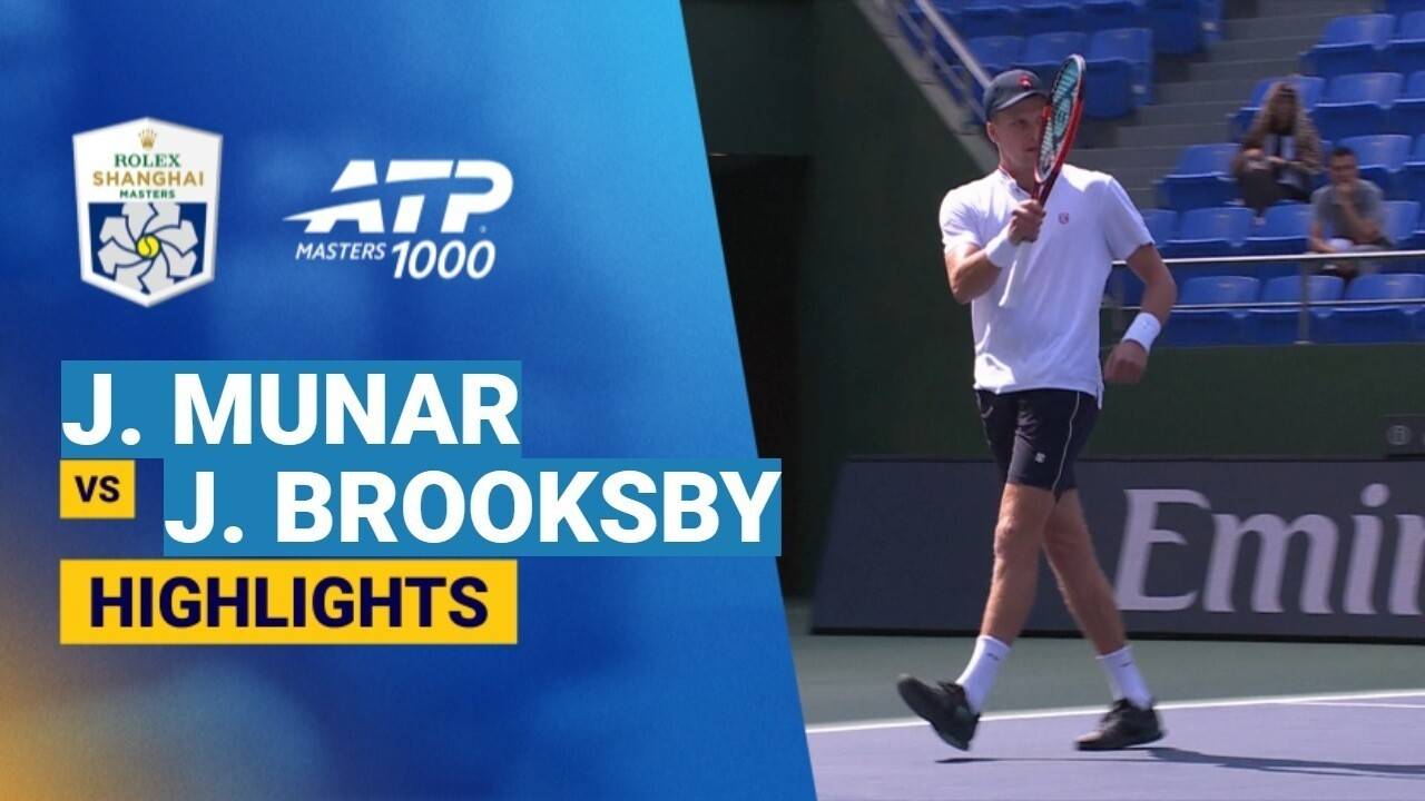 Jaume Munar vs Jenson Brooksby - Round 1 (Grandstand 2) | ATP Masters 1000: Shanghai Masters 2026