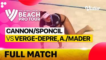 Full Match | Quarter Finals - Center Court: Cannon/Sponcil (USA) vs Verge-Depre, A./Mader (SUI) | Beach Pro Tour Elite16 Ostrava, Czech Republic 2023