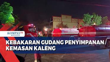 Kebakaran Gudang Penyimpanan Kemasan Kaleng Di Kawasan Industri Makassar