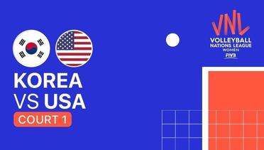 Full Match | VNL WOMEN'S - Korea Selatan vs USA | Volleyball Nations League 2021