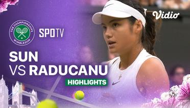 Lulu Sun (NZL) vs Emma Raducanu (GBR) - Highlights | Wimbledon 2024 - Ladies' Singles