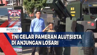TNI Gelar Pameran Alutsista Di Anjungan Losari Jelang HUT TNI 78