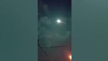 Rekaman Bola Api 'Meledak' di Langit Meksiko
