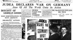 Die Judenheit hat Deutschland den Krieg erklärt, Judea declares war on Germany 1933