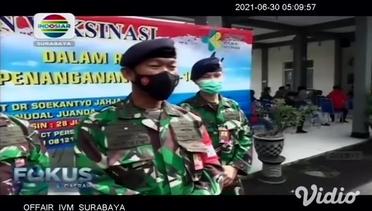 TNI AL Semprotkan Disinfektan Dengan Pesawat Terbang