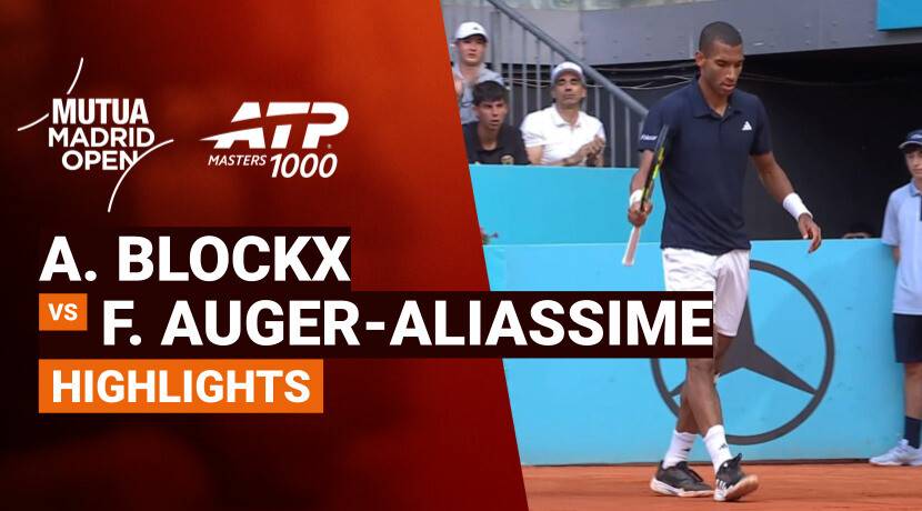 Alexander Blockx vs Felix Auger-Aliassime - Round 3 (Stadium 3) | ATP 1000: Mutua Madrid Open 2026