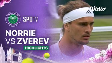 Cameron Norrie (GBR) vs Alexander Zverev (GER) - Highlights | Wimbledon 2024 - Gentlemen's Singles