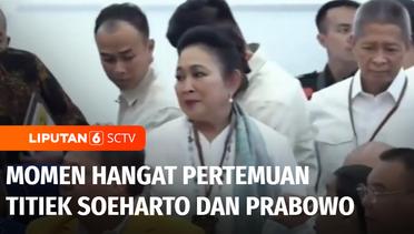 Momen Hangat Pertemuan Prabowo dan Titiek Soeharto Usai Penetapan KPU | Liputan 6