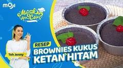 Resep BROWNIES KUKUS KETAN HITAM, 100% enak banget | MASAK APA CEU - Moji