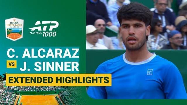 Carlos Alcaraz vs Jannik Sinner - Extended Highlight | ATP 1000: Rolex Monte-Carlo Masters 2026