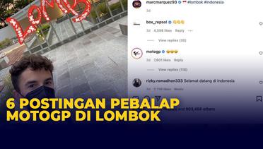 Intip 6 Postingan Pebalap Motogp di Lombok, dari Marc Marquez hingga Fabio Quartararo