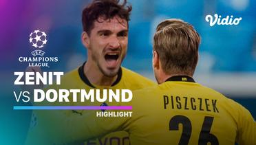 Highlight - Zenit vs Dortmund I UEFA Champions League 2020/2021