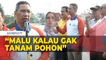Pernyataan PJ Gubernur Heru Ajak Stakeholder Tanam Pohon di Kampung Rambutan