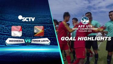 Indonesia (1) vs Timor Leste (1) - Goal Highlights | AFF U-15 2019