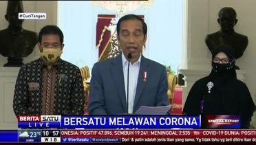 Presiden Jokowi Apresiasi Kepala Daerah yang Berhasil Tekan Covid-19