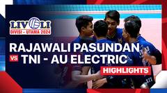Putra: Rajawali Pasundan vs TNI - AU Electric - Perebutan Tempat Ketiga - Highlights | Livoli Divisi Utama 2024