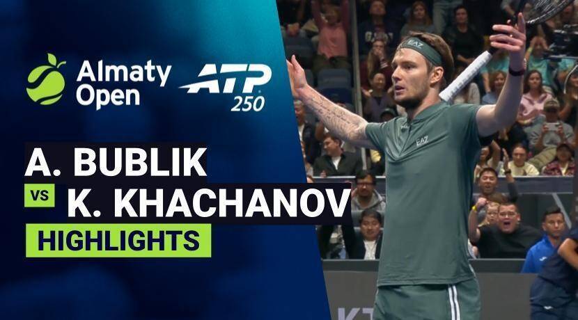 Alexander Bublik vs Karen Khachanov - Quarterfinal | ATP 250: Almaty Open 2026