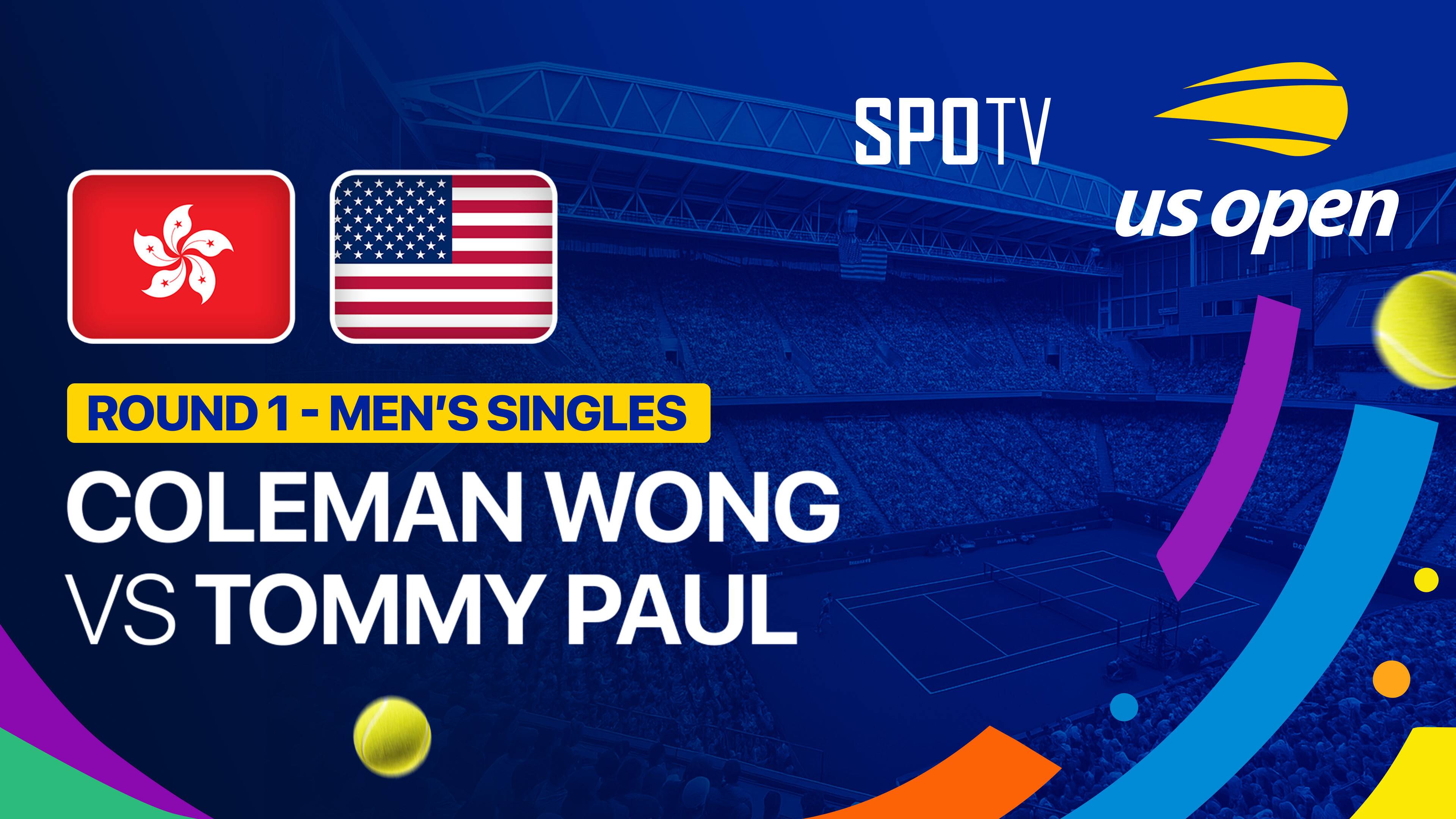 Coleman Wong vs Tommy Paul - Men's Singles Round 1 | US Open Tennis Championships 2026