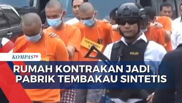 2 Rumah Kontrakan di Bandung Jadi Pabrik Tembakau Sintetis dan Ganja Digerebek!