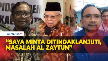 Wapres Maruf Amin Perintahkan Mahfud MD dan Menag Yaqut Investigasi Ponpes Al-Zaytun