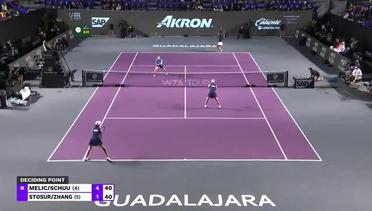 Match Highlights | Melichar/Schuurs vs Stosur/Zhang | Akron WTA Finals Guadalajara