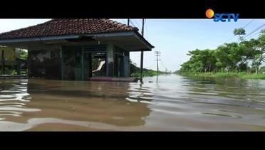 Jalur Kereta Terputus, 10 Desa Terendam Akibat Banjir di Sidoarjo - Liputan6 Siang